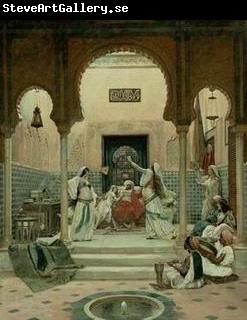 unknow artist Arab or Arabic people and life. Orientalism oil paintings  326